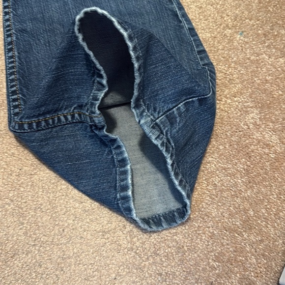 Y2K American eagle low rise flare leg Jean size 4 regular - Picture 3 of 10